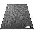 CXWXC Bike Trainer Floor Mat for Indoor Riding - Health & Fitness PVC Foam Exercise Bike Mat - Peloton Exercise Stationary Spin Bike Mat