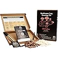 Urban Farm-It Mushroom Growing Kit Logs (Shiitake) | Gardening Gifts for Women, Men & Kids | Voucher to Claim Living Spawn Separately for Better Yield | Log NOT Included | Fun & Easy to Use