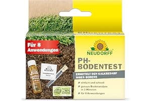 Neudorff pH-Bodentest – Zur einfachen und schnellen Ermittlung des pH-Wertes von Kulturböden und des Kalkbedarfs, 1 Set