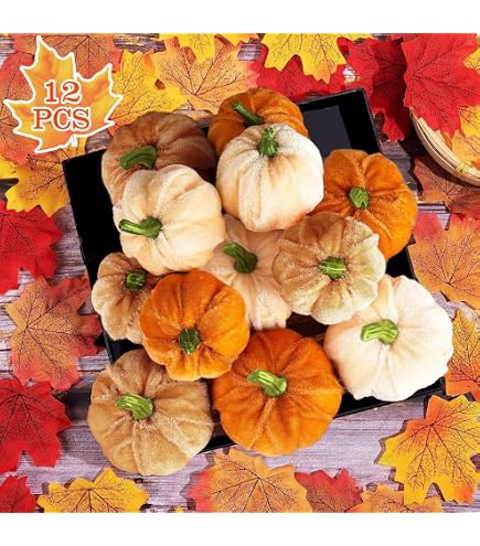 200 Pezzi Foglia di Acero Artificiali, Foglie Autunnali Finte, Autumn Maple Leaves Decorations, Artificiale Foglie di Acero Decorazione per DIY Simulazione Fall Foresta Fotografia Thanksgiving (B
