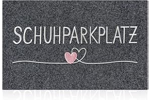 AAZZKANG Schuhparkplatz Fußmatte Anti-rutsch Türmatte Ultra absorbieren Schlamm Einfach zu säubern Haustür Fußmatten Eingangsmatte für Außen Innen Grau