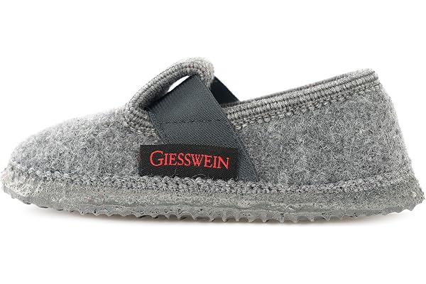 Giesswein Pantoufles Türnberg - Chaussons fermées pour Filles et garçons, Semelle en Caoutchouc antidérapante