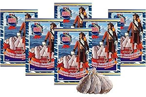 MSDM White Croaker Jerky (6 x 36 g) Snack Naturel séché et salé I Low Carb I Haute Protéinée I Snack Fitness I Poisson morue séché Riche en Oméga 3 I apéritif Beef Jerky Viande bœuf séché Alternative