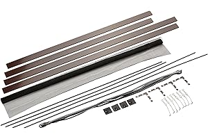 hecht international 101020202-VH Fliegengitter Fenster flächenbündig COMPACT 100x120 cm in Braun