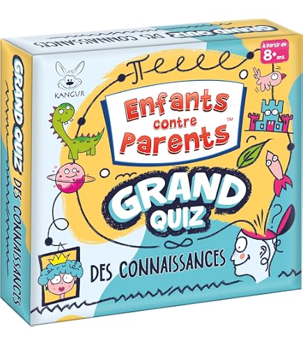 Calendrier De L'Avent Quiz Familial - 48 Cartes 144 Questions - Enfants Vs Parents