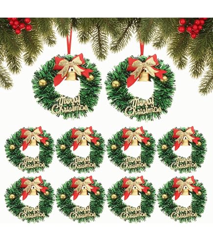 Set 22 Pezzi Accessori In Miniatura Per Casa Delle Bambole – Tema Natale Con Gnomi, Alberello E Pan Di Zenzero, Per Bambini