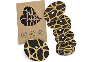 MySweetStitch | Plaster do sensora Freestyle Libre 3 z otworem wentylacyjnym | Wodoodporny i przyjazny dla skóry (10 sztuk) | Produkowane w Niemczech | okrągły | Savannah