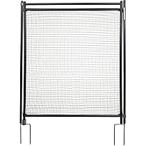 Mobiler Hundezaun Für Garten & Camping – 25 M Lang, 120 Cm Hoch, Ohne Strom, Mit 9 Fiberglaspfählen, Grün, Für Hunde & Kleintiere, Einfach Aufzubauen