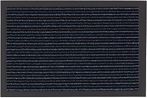 Carpido Fußmatte innen - rutschfeste Türmatte für Eingangsbereich - Sauberlauf wasserabweisend - Pflegeleichte Schmutzfangmatte 40 x 60 cm blau