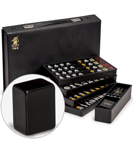 Professional Chinese Mahjong Set Large 144 2 Numbered Tiles Mah