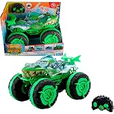 Hot Wheels Monster Trucks All Terrain Great Bite RC | Remote Control Toy Works on Land &amp; Water, Stunts &amp; Turns with Mutant Gr