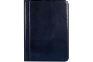 Time Resistance Portadocumentos de Piel para Mujer y Hombre - Portafolios de Cuero Aunténtico de Vachetta, Hecho a Mano - Ideal para Llevar Todo lo que Necesitas