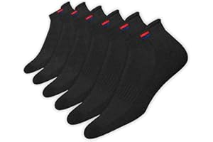 NAVYSPORT 6 Paar Sneaker Socken Herren Damen Sportsocken Baumwoll Kurze Socken