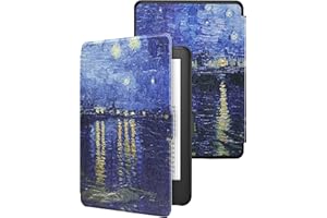 WALNEW Case for Kindle Paperwhite 5th/6th Generation, Ultra Light &Thinnest Premium Slim Cover for Amazon Kindle Paperwhite 2012/2013/2015 with Magnetic Auto Sleep/Wake Function (Blue Night)