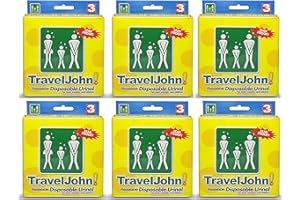 INNOX TRADING TravelJohn Unisex Disposable Urinal (18)