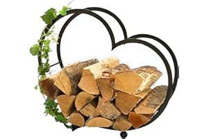 DanDiBo 181134 - Scaffale per legna da ardere, 64 cm