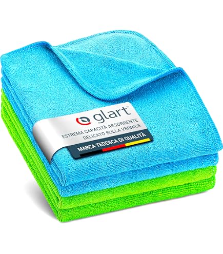 Glart - 3 Panni Universali Multiuso In Microfibra Particolarmente