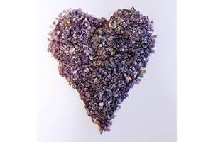Zen&Tao Natural Amethyst Crystal Gemstone Semi-precious Stone Chips/Mini Tumblestones, Various Sizes and Weight, Decorative Stones (3-5mm 100g)