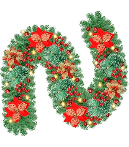Lypumso 3 Stuks Kerstverlichting Geschenkdozen, 50 LED Kerstcadeaudozen