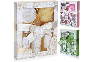 ‎BRUBAKER BRUBAKER Cosmetics Bade- und Dusch Set Vanille Rosen Minze Duft - 5-teiliges Geschenkset