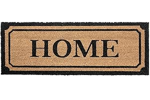 Hanse Home Felpudo de Coco Estrecho para Interior, Felpudo atrapa la Suciedad, Alfombra de Coco para el hogar, Antideslizante, para Pasillo, terraza, Entrada – 27 x 70 cm