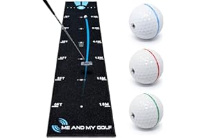 ME AND MY GOLF Breaking Ball Putting Mat - Simulate Breaking Putts At Home