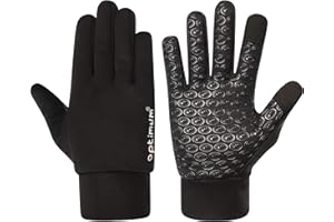 Optimum Sport Unisex Aqua Winter Gloves, Multi-Sport Waterproof Performance in All-Weather Scenarios, Touchscreen Compatible for Running, Cycling, Hiking & Daily Warmth/Protection