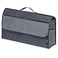 FiNeWaY Universal Car Boot Organiser Storage Bag with Secure Fastening - Holds Tools Breakdown Emergency Travel Tidy Van Caravan (LARGE)