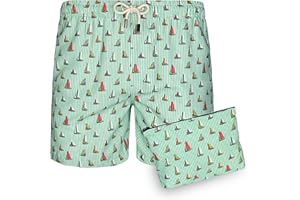 Blue coast yachting Costume da Bagno Uomo Stampato asciugato rapido