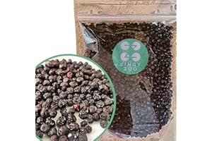ZINGY ZOO Myrtilles Séchées Bleuet Sauvage | XL 300g Naturel Fruits Seche | Freeze Dried Fruit Wild Blueberries | Gefriergetrocknete wilde Heidelbeeren | Myrtilles Sechees ZingyZoo