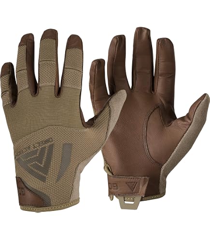 Gants Tactiques Direct Action Hard | Noir | Compatibles Écran Tactile | Pour Tir Et Travail