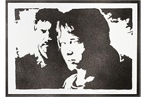 moreno-mata Authentique Graffiti Fait a la Main The Last of... Gamer Poster Ellie et Joel Affiche Handmade Decoration Murale Salon Chambre Cadeau Homme et Femme