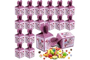 RUENIE 18 Pcs Rob Scatola Regalo, Rob Compleanno Decorazioni, Rob Scatole Per Feste Bambini, Compleanno Bambina, Videogiochi Decorazione Festa Compleanno, Rob Scatole Cartone Regalo, Rob Scatoline