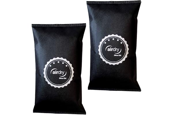 Thomar airdry SILICA GEL 370158 Silikongel, Svart, 750 g x 2 stycken