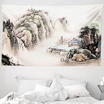 A.Monamour Wandteppich Galaxie & Planeten - 180x200 Cm, 100% Polyester - Weltraum Dekor Für Wohnzimmer & Schlafzimmer