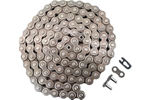 BISOMO Rollenkette Antriebskette - 112/114 Glieder inkl. Schloss für Simson S50 S51