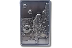 FANATTIK Star Wars K-005 Mandalorian & Baby Yoda Limited Edition Metal Collectible,Multi-colord,9.10 x 12.50 cms