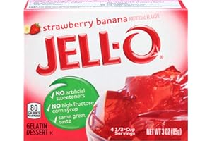 Jell-O Fraise Banane - Paquet de 85 g
