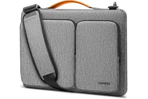 tomtoc 360°Funda Maletín para Nuevo 14" MacBook Pro M4/M3/M2/M1 Pro/Max (2024-2021) A3401 A3185 A3112 A2992 A2918 A2779 A2442, Bolsa Portátil para 13,5-14,4" Microsoft Surface Laptop, 14" ASUS ZenBook
