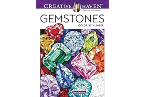 Creative Haven Gemstones Color by Number