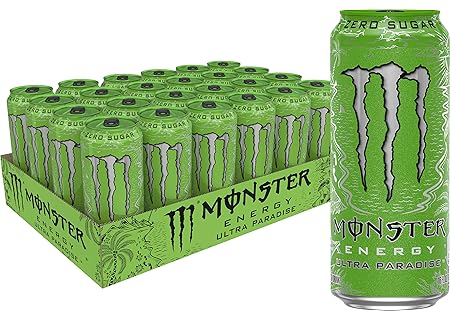 Monster Energy Ultra Paradise, sockerfri energidryck, 16 oz (paket med 24) - Amazon Deal & Rabatt