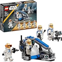 LEGO Star Wars Battle Pack Clone Trooper della 332a Compagnia di Ahsoka, Set di Giochi da Costruire da The Clone Wars con Vei