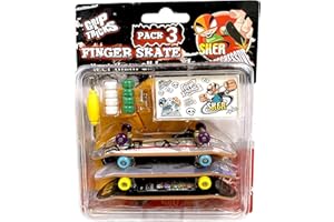 SPIRITRIDERS GRIP TRICKS Grip & Tricks - 3 Finger Skate - Mini Skate Pack 3