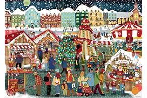 Ravensburger Puzzle 12000729 - Weihnachtsmarkt - 1000 Teile Puzzle für Erwachsene und Kinder ab 14 Jahren, Weihnachts-Edition