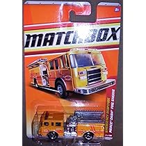 Matchbox - Pierce Dash Fire Truck Amarelo_Preto - Básico