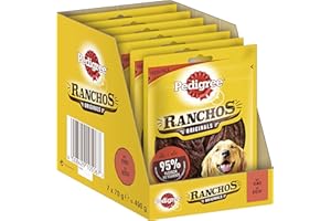 Pedigree, Ranchos Originals, Snack per Cani, 7 Confezioni da 70 g