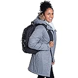 Ideal f/&uuml;r Camping bei kaltem Wetter Kunstfellbesatz gef/&uuml;tterte Winterjacke wasserfest Mountain Warehouse Tarka Damenjacke Regenjacke mit Fleecefutter Lang