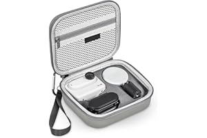 Tomat Custodia da trasporto per Insta360 GO 3S Action, mini custodia protettiva compatibile con accessori per action camera Insta360 GO 3S/3