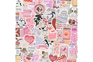 OUDIZZ Adesivi a libro per Kindle, 100 adesivi da lettura (color2- Smuty)