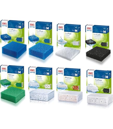 Set Spugne Filtro Acquario Juwel - 11 Pezzi Per Bioflow 3.0 E Compact (Blu, Verde, Nero, Poliuretano), Manutenzione Vasca - Foto 3